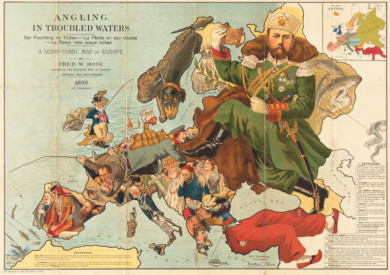 Illustration for article titled These Rarely Seen Maps Turn Earth Into A Land From A Fantasy Novel